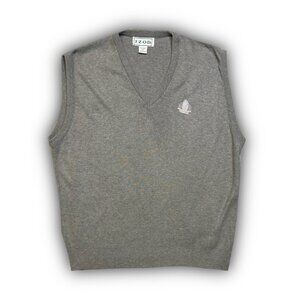 Vintage Izod Made in USA Grey Sweater Vest